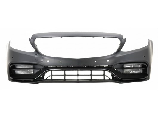 W205 2019- C63 Ön Tampon Seti (Siyah Çıtalı)