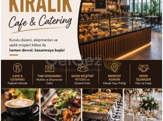 Girne’de Devren Kiralık Cafe & Catering – Kazandıran İş Fırsatı!