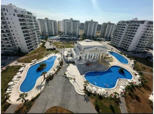 İSKELE CEASER SİTESİ 6. ETAP HAVUZ KARŞISIS SIFIR KİRALIK 1+1 DAİRE