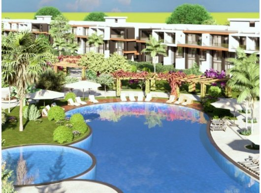 İskele Longbeach Bölgesinde Çatı Teraslı 1+0 Daire