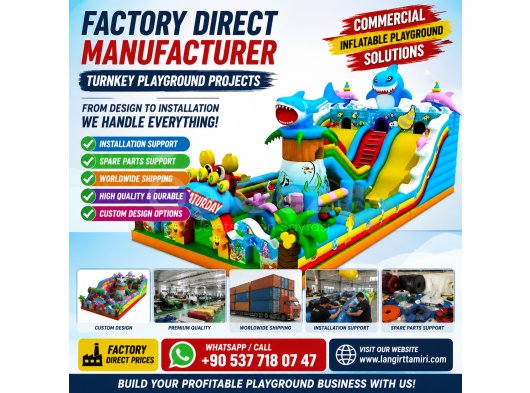 Commercial Inflatable Playgrounds Direct from Turkey
