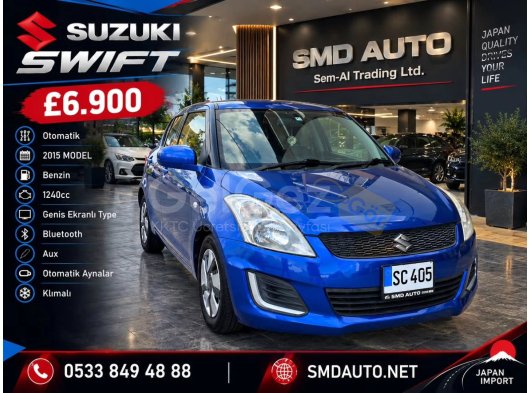 SUZUKI SWIFT 2015 MODEL OTOMATIK TEK SAHIS