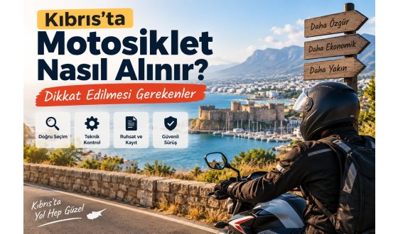 Kıbrıs'ta Motosiklet Nasıl Alınır? Dikkat Edilmesi Gerekenler