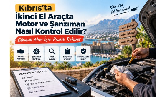 Kıbrıs'ta İkinci El Araçta Motor ve Şanzıman Nasıl Kontrol Edilir?