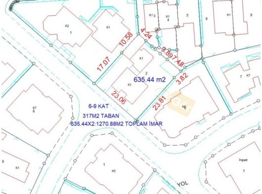 Lefkoşa-Yenişehir’de 635m2 Ticari İzinli Satılık Arsa