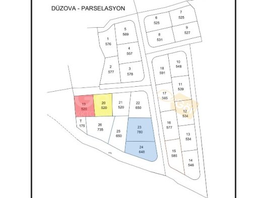 Düzova da satılık arsalar