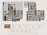İskele, Long Beach, La İsla Villas sitesinde satılık 5+1 villa. Teslime Hazır