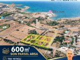 Kıbrıs Girne Çatalköy'de Plaja 200 Metre Mesafede Son Parsel Arsa