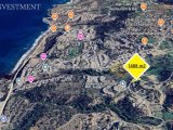 Kıbrıs Girne Esentepe'de Muhteşem Deniz Manzaralı 1488 m² Arsa