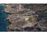 Kıbrıs Girne Kayalar'da Muhteşem Manzaralı 4785 m² Arazi