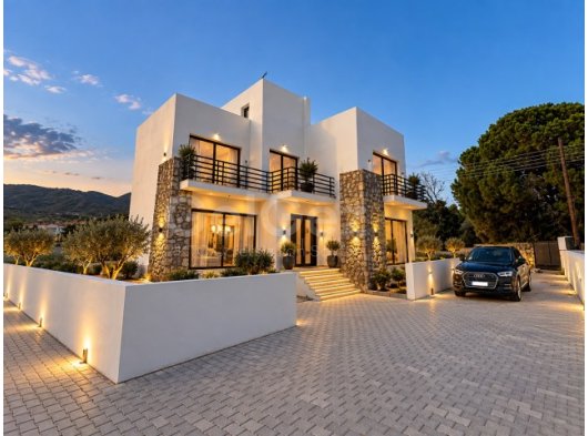 Girne Alsancak Sıfır Satılık Havuzlu ve Bahçeli 4+1 Villa