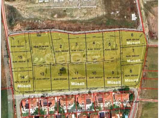 Girne Boğaz'da Yüzde 50 İmarlı Türk Koçanlı Anayola Molto ve Eziçe Yakın Tapusu Hazır Satılık Arsalar
