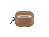 Wiwu HC-201 AirPods Pro3 Kahverengi Deri Kılıf