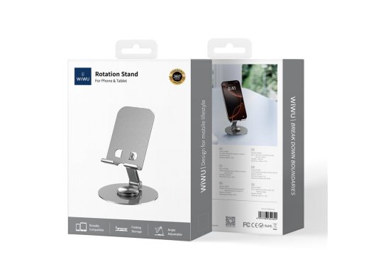 Wiwu ZM-014 360° Dönebilen Metal Telefon Standı