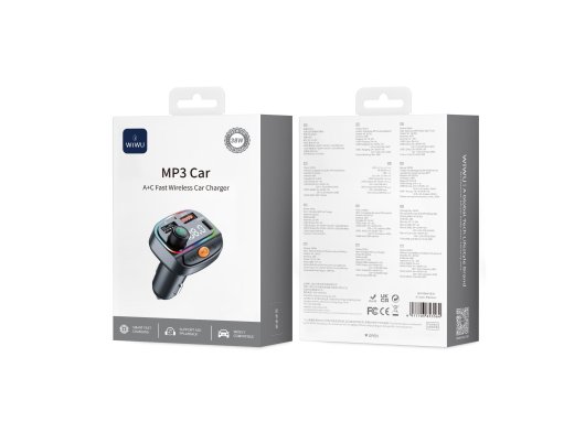 Wiwu QC031 Bluetooth 5.3 FM Transmitter 38W Hızlı Şarj