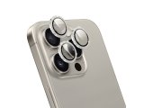 Wiwu iPhone 16 Pro - 16 Promax Parlak Elmas Safir Lens Koruyucu Natural