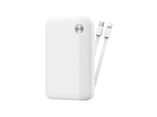 Wiwu P060 Type C - Lightning Kbalolu PD 22.5W 10000mAh Powerbank Beyaz