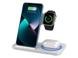 Wiwu W020 3 in 1 Kablosuz Şarj Standı - Wiwu Kıbrıs