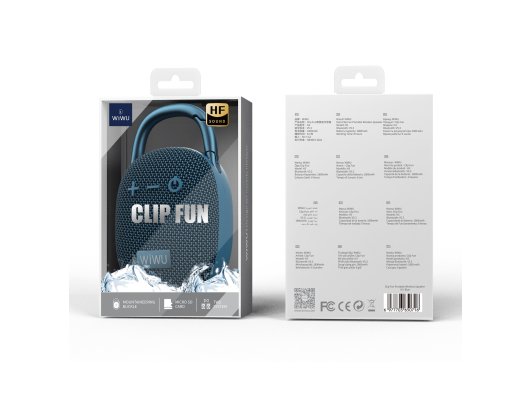 Wiwu H3 Clip Fun Taşınabilir Kablosuz Hoparlör