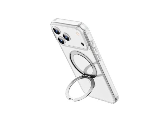 Wiwu MCC-201 17 ProMax Magsafe Standlı Şeffaf Kılıf