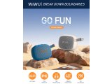 Wiwu H1 GO Fun Taşınabilir Su Geçirmez Hoparlör - Mavi