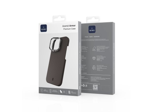 Wiwu DCC-208 16 Pro Magsafe & Kamera Standlı Kevlar Kapak