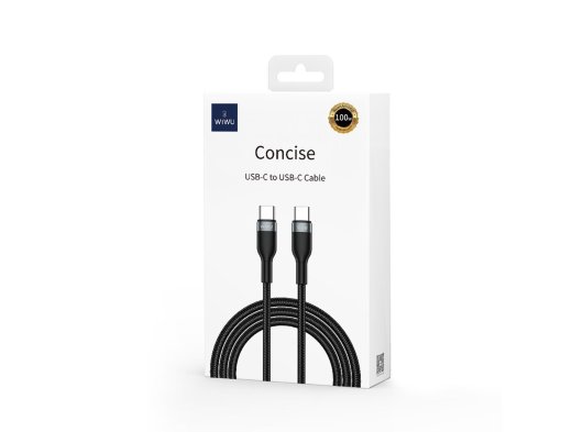 Wiwu C017 Concise 100W Type-C to Type-C PD Data ve Şarj Kablosu 2mt