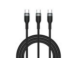 Wiwu C029 100W 2 in 1 PD Data ve Şarj Kablosu 1.2mt C-C+C