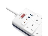 Wiwu S009 Çok Fonksiyonlu 20W Çoklu Priz 2xType c - 2xUSB - 8x SC