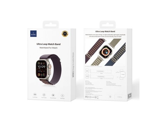 Wiwu WB007 Ultra Loop Apple Watch Kordon Indigo