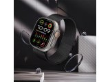 Wiwu Çelik Paslanmaz Çelik 42-44-45-49mm Uyumlu Kordon Siyah