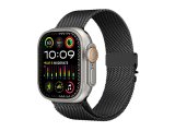 Wiwu Çelik Paslanmaz Çelik 42-44-45-49mm Uyumlu Kordon Siyah