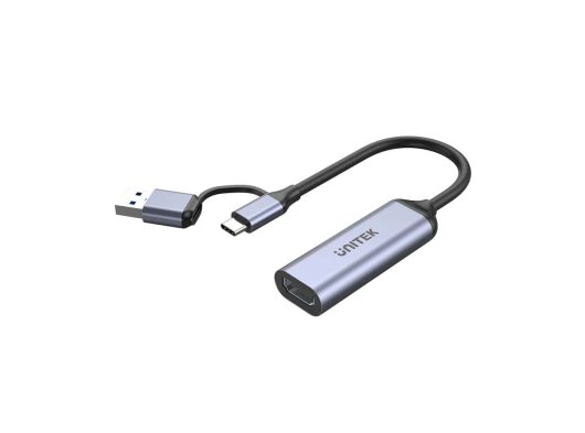 Unitek 4K Video Capture Kart HDMI To USB-C/A (V1167A)
