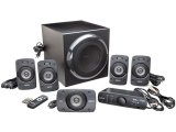 Logitech Z906 5.1 Surround Ses Hoparlör Sistemi, Çoklu Giriş, THX Sertifikalı, 1000 W Dolby Digital/DTS Kod Çözme Özellikli, Siyah