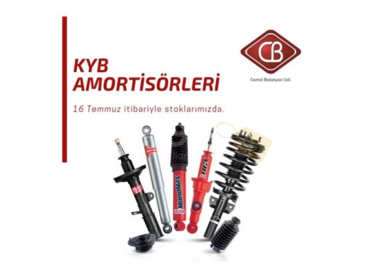 KYB AMORTİSÖRLERİ STOKLARIMIZDA
