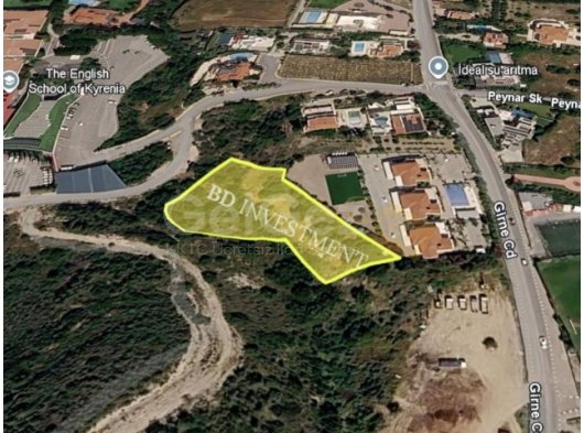 Kıbrıs Girne Bellapais'de 2756 m² Fırsat Arazi
