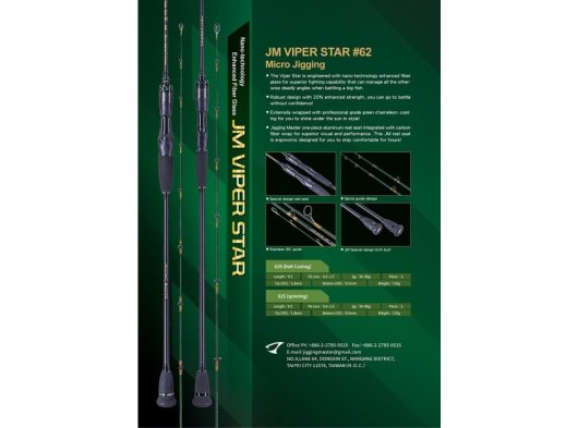 JM VIPER STAR 62 Micro Jigging Prototype Kamışı
