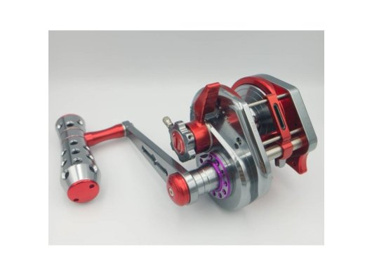 WIKI VIP Limited Edition Reel with Turbo Knob Titanyum-Kırmızı