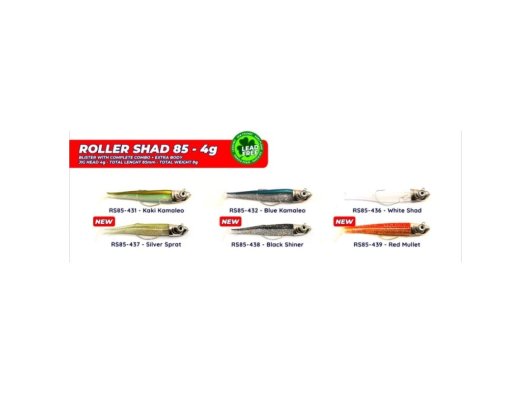 Roller Shad 85 4 Gr. Jig Head + 2 Gövde