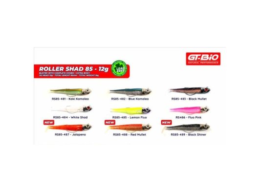 Roller Shad 85 12 Gr. Jig Head + 2 Gövde