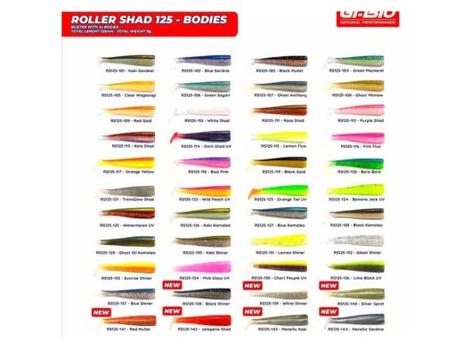 Roller Shad 125 3x Yedek Gövde
