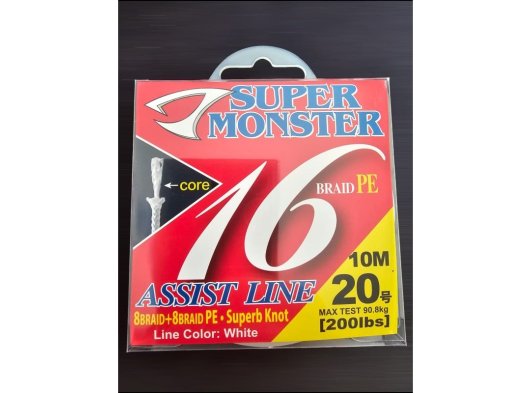 JM SUPER MONSTER Assist İpi PE20 / 200lb (10M)
