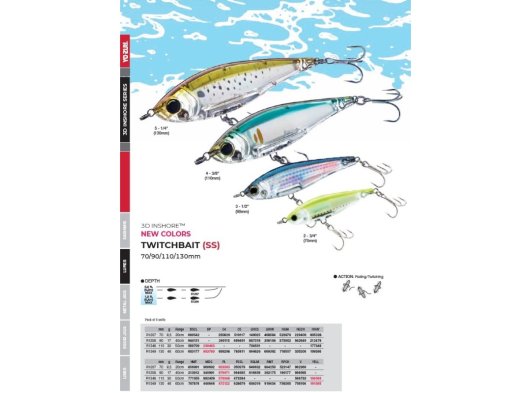 Yo-Zuri R1208 TwitchBait SS