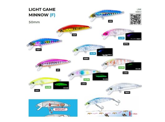 Duel F1198 Light Game Minnow 50mm