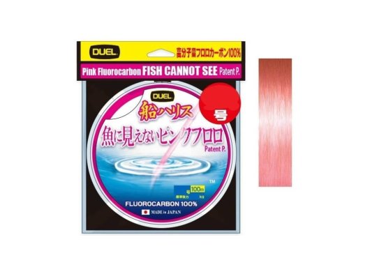 DUEL Fısh Cannot See Fluorocarbon Pink 100m