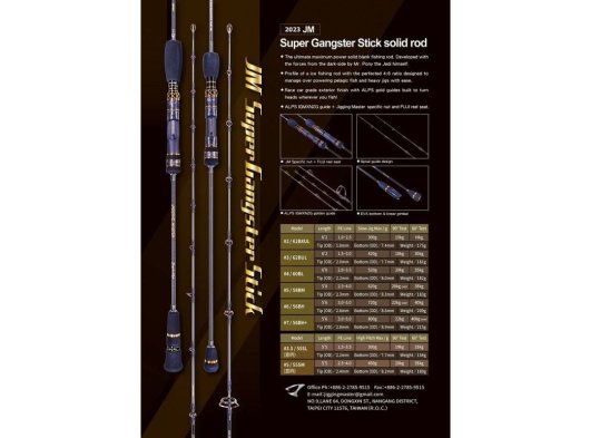 JM Super Gangster Stick Solid Jigging Kamış