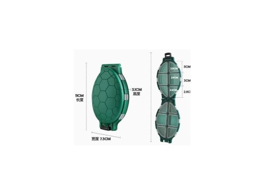 Ikatere Turtle İğne ve Klips Kutusu