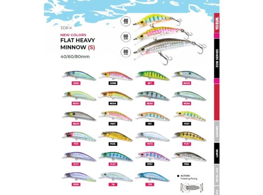 YOZURI R1542 FLAT HEAVY MINNOW (S) 60MM 7.5G