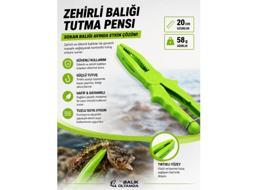 Balık Tutma Pensesi 20.5cm/58g