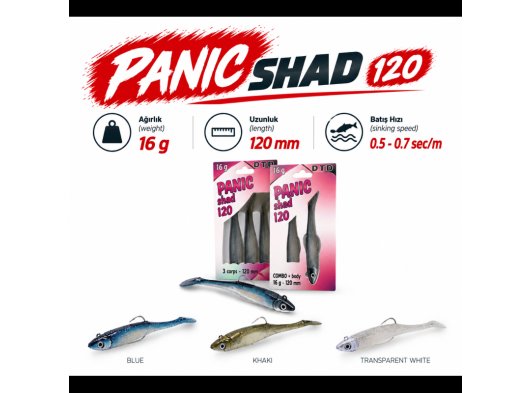 DTD PANIC SHAD 16g 120 COMBO